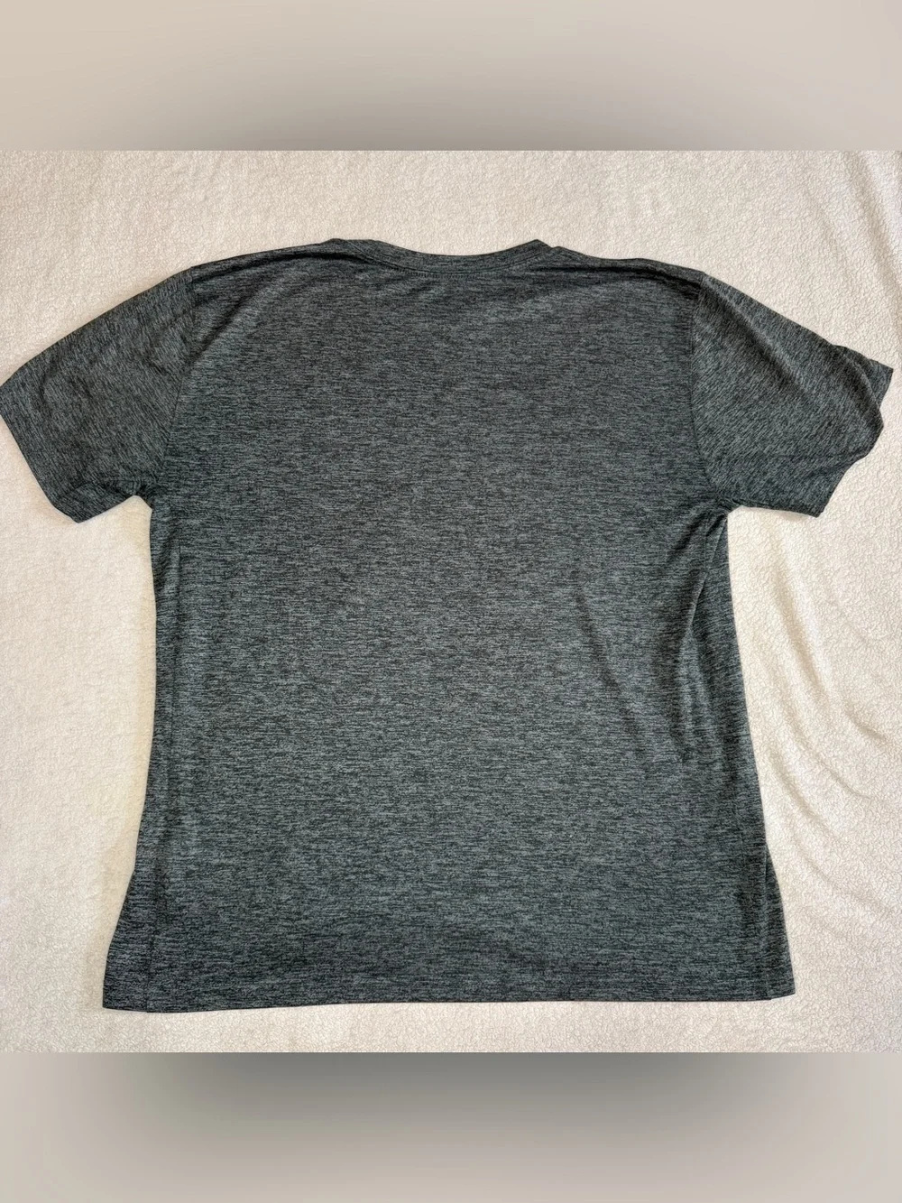 Nike Mens Size Large Dri-FIT Training T-Shirt Gray Short Sleeve Athletic
